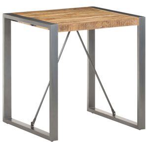 vidaXL Ruokap&ouml;yt&auml; 70x70x75 cm t&auml;ysi karkea mangopuu