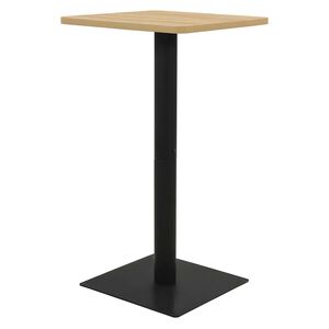 vidaXL Bistrop&ouml;yt&auml; tammen v&auml;rinen 50x50x107 cm