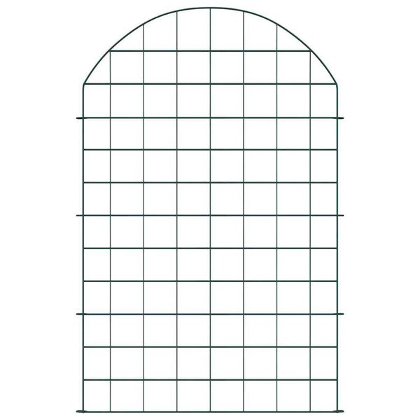 vidaXL Lammikkoaitasarja 8 pcs Vihre&auml; 50 x 80 cm Ter&auml;s