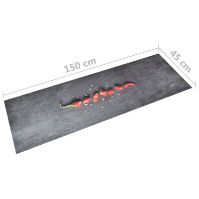 vidaXL Keittiön pestävä lattiamatto Pepper 45x150 cm