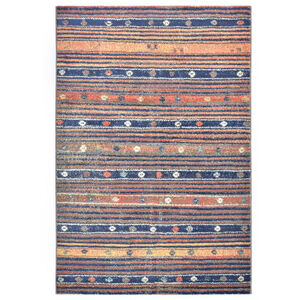 vidaXL Matto sininen ja oranssi 160x230 cm PP