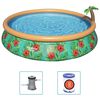 Bestway Fast Set t&auml;ytett&auml;v&auml; Paradise Palms uima-allassetti 457x84 cm