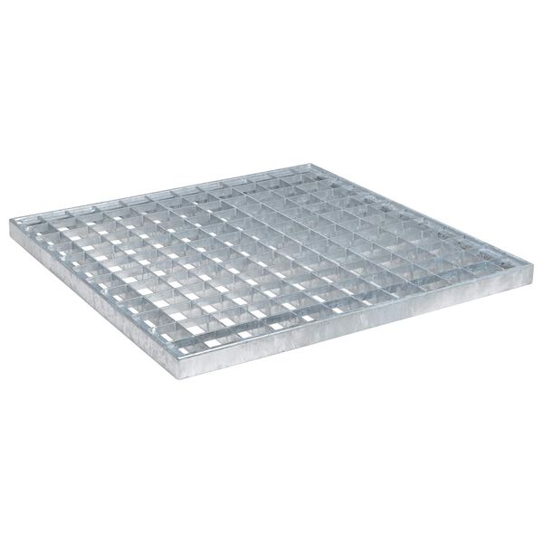 vidaXL Ritil&auml; Hopea 40 x 40 x 2 cm Kuuma-dipatut galvanisoitu ter&auml;s