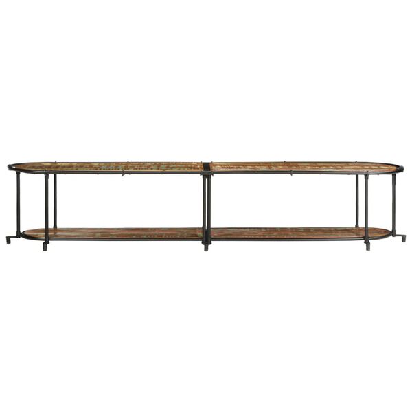 vidaXL TV-taso 200x42x40 cm kierr&auml;tetty t&auml;ysi puu