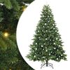 vidaXL Tekojoulukuusi 300 LED-valoilla Vihre&auml; 240 cm PE ja PVC