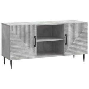 vidaXL TV-kaappi Betoninharmaa 102 x 34,5 x 50 cm Tekninen puu