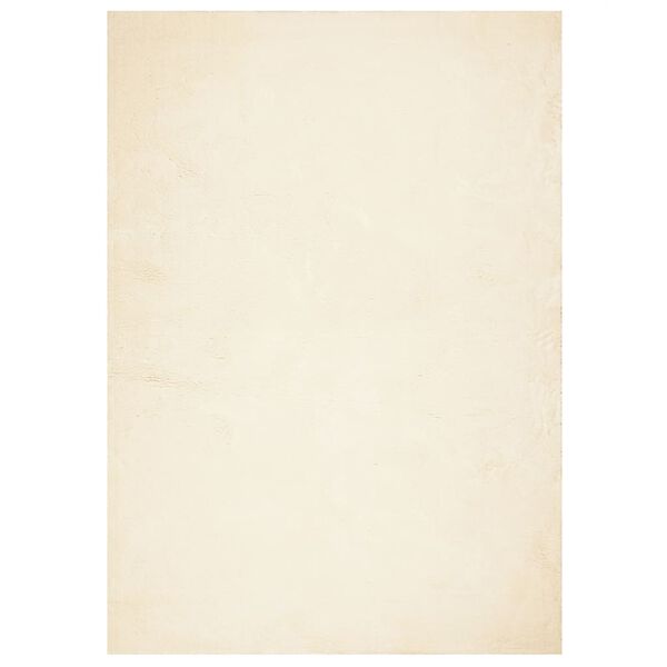 vidaXL Matto HUARTE lyhytnukkainen ja pestävä kerma 120x170cm