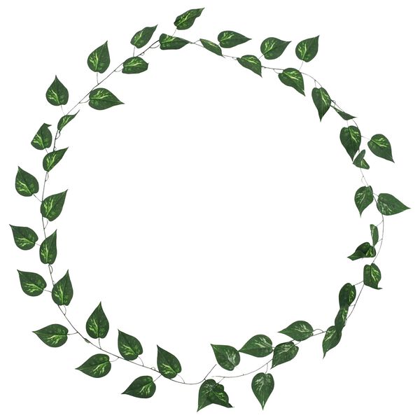 vidaXL V&auml;likatto Pothos 5 pcs Vihre&auml; 300 cm Muovi