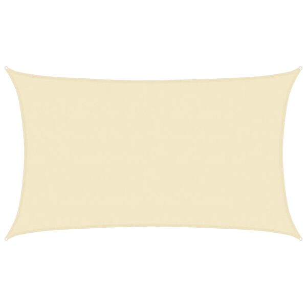 vidaXL Aurinkopurje 160 g/m² kerma 5x8 m HDPE