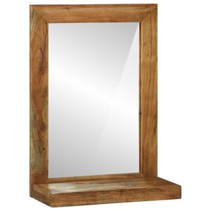 vidaXL Kylpyhuoneen peili Ruskea 50 x 22 x 70 cm Tihe&auml; akasiapuu