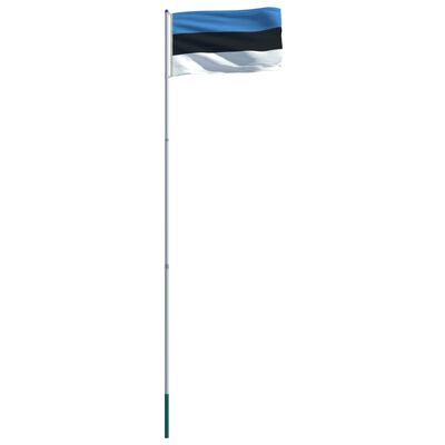 vidaXL Viron lippu ja tanko alumiini 6 m