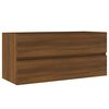 vidaXL Allaskaappi ruskea tammi 100x38,5x45 cm tekninen puu