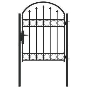 vidaXL Aitausportti ASSEN 100 x 125 cm Jauhemaalattu Ter&auml;s Harmaa