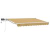 vidaXL Manuaalinen markiisin runko LED-valoilla 2,5 x 2 m