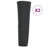 vidaXL L&auml;mmittimen suojus 2 kpl pyramidimuoto 86x47x241 cm 420D Oxford