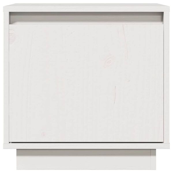 vidaXL Y&ouml;p&ouml;yt&auml; valkoinen 40x30x40 cm t&auml;ysi m&auml;nty