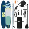 vidaXL SUP-levy penkill&auml; 2-in-1 APEX 335 x 76 x 15 cm Sininen