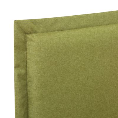 vidaXL Sängynrunko vihreä kangas 120x190 cm