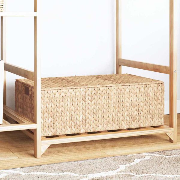 vidaXL S&auml;ilytyslaatikko Ruskea 60 x 38 x 20 cm Vesihyasintti