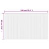 vidaXL Matto suorakaide vaalea luonnollinen 60x100 cm bambu