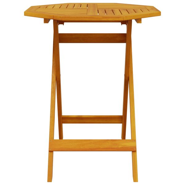 vidaXL 3-osainen Kokoontaitettava bistrosarja t&auml;ysi akasiapuu