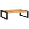 vidaXL Kylpyhuoneshelf Ruskea 80 x 50 x 23 cm Kovan karkean mangopuun