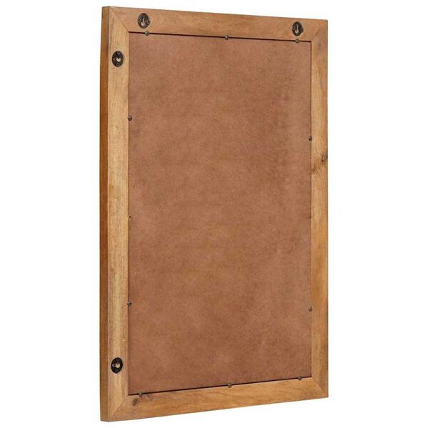 vidaXL Kylpyhuoneen peili peilillä Vaaleanruskea 70 x 50 x 2,5 cm