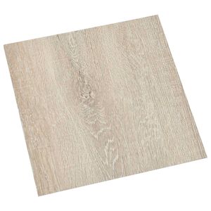 vidaXL Lattialankut 55 pcs Beige 5,11 m&sup2; Polyvinyylikloridi