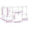 vidaXL TV-taso ruskea tammi 102x35x45,5 cm tekninen puu