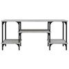 vidaXL TV-taso harmaa Sonoma 102x35x45,5 cm tekninen puu