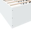 vidaXL S&auml;ngynrunko valkoinen 90x200 cm t&auml;ysi puu