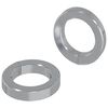 vidaXL Jousipesa 2 kpl valkoinen 13 x 1 mm Rauta