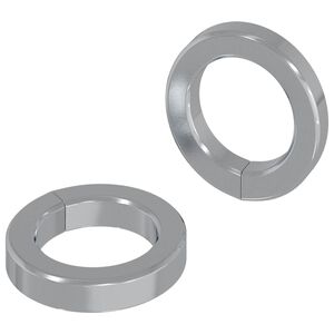 vidaXL Jousipesa 2 kpl valkoinen 13 x 1 mm Rauta