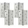 vidaXL Sarana 4 kpl 130 x 75 x 13 mm Hopea Ter&auml;s