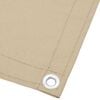vidaXL Parvekesuoja beige 75x700 cm 100% polyesteri Oxford kangas