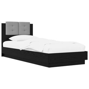 vidaXL S&auml;ngyn runko p&auml;&auml;dyll&auml; Musta tammi 80 x 200 cm Tekninen puu