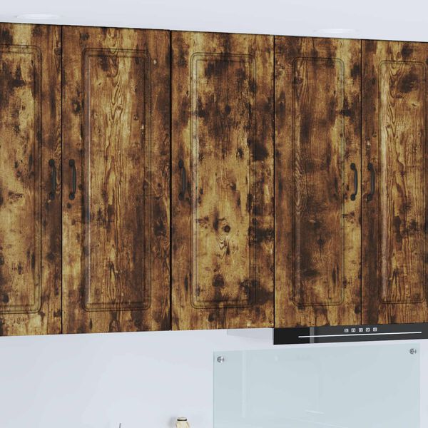 vidaXL Keitti&ouml;kaappi Kalmar Savup&auml;hkin&auml; 40 x 31 x 100 cm Tekninen puu