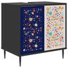 vidaXL Kylpyhuonekaappi MAINZ Musta tammi 60 x 40 x 61 cm Tekninen puu