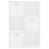 vidaXL Säilytyskaappi valkoinen 60x29,5x90 cm tekninen puu