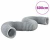 vidaXL Ilmanpoistokanava PVC 6 m &Oslash;10 cm