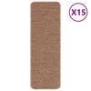 vidaXL Liukumattomat portaamatot 15 kpl 60 x 25 cm Keltainen PP
