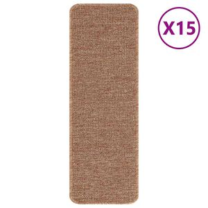 vidaXL Liukumattomat portaamatot 15 kpl 60 x 25 cm Keltainen PP