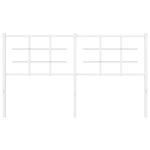 vidaXL Metallinen vaihtop&auml;&auml;ty valkoinen 150 cm