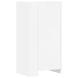vidaXL Kenk&auml;kaappi valkoinen 52x37,5x100 cm tekninen puu