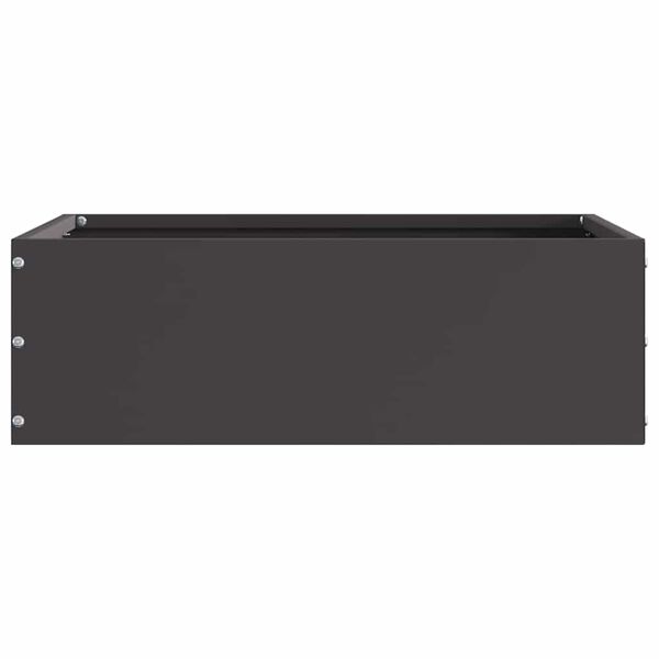 vidaXL Nurmireunus 6 pcs Musta 40 x 40 x 13 cm Ter&auml;s