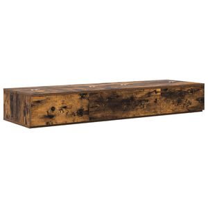 vidaXL Studio ty&ouml;p&ouml;yt&auml; Savutammi 130 x 40 x 19,5 cm Tekninen puu