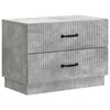 vidaXL Y&ouml;p&ouml;yt&auml;kaappi Betoninharmaa 62 x 34,5 x 44,5 cm Tekninen puu