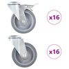 vidaXL Rullapy&ouml;r&auml;t pultinrei&acute;ill&auml; 32 kpl 100 mm