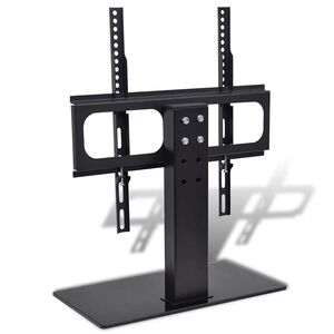 vidaXL TV-teline jalustalla rauta musta 23"-55