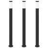 vidaXL Pollarivalaisimet 3 kpl 110 cm ruostumaton ter&auml;s IP44